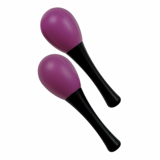MARACAS HRKALKY KERA AUDIO M22 PERKUSION DISRUPTORY FIALOVÝ PÁR