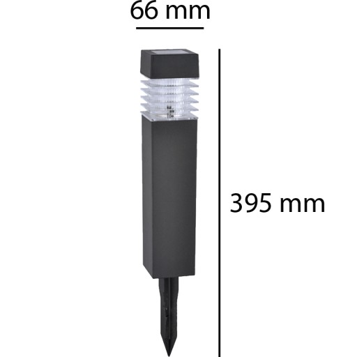 SOLÁRNE LED ZÁHRADNÉ LAMPY POST LAMP MARTIN IP44