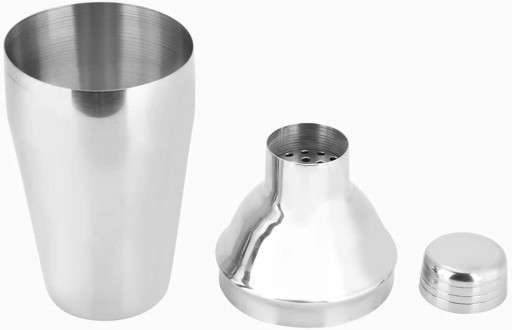 BARMANSKÝ SHAKER NA NÁPOJE OCEĽOVÝ SHAKER SKLENENÝ M8890