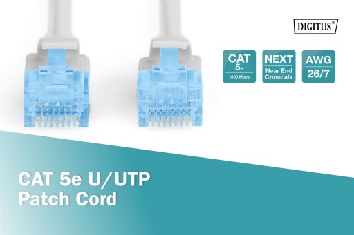 15m LAN počítačový internetový kábel kat.5e UTP