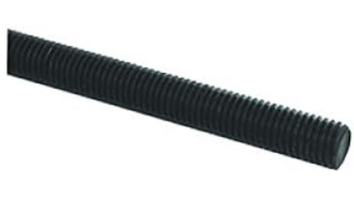 Závitová tyč metrická DIN975 trieda 10,9 čierna M14x1000mm - 1 ks.
