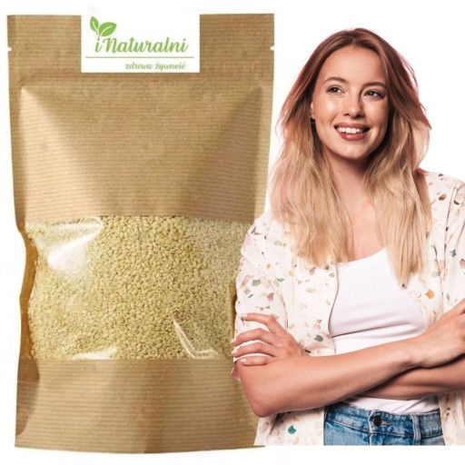 BIELY SEZAM 500 G, LÚPANÉ, SVETLÁ SEMIENKA NA SUSHI A PEČENIE