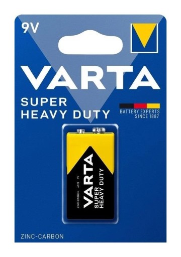 Batéria VARTA HEAVY DUTY 9V - napr