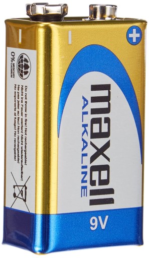 9V 6LR61 ALKALICKÁ BATÉRIA MAXELL