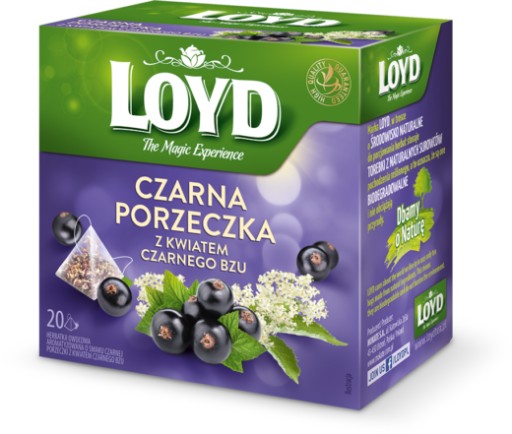 Zelený čaj v pyramídach Loyd lemongrass/citrón 20 ks