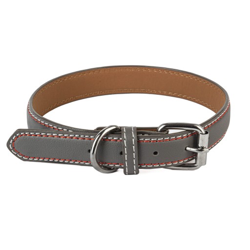 Obojok PRE VEĽKÉHO PSA, strieborná pracka, 57cm L