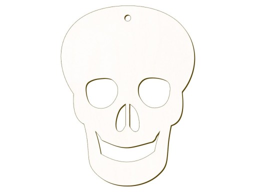 LEBKA na HALLOWEEN, drevený prívesok