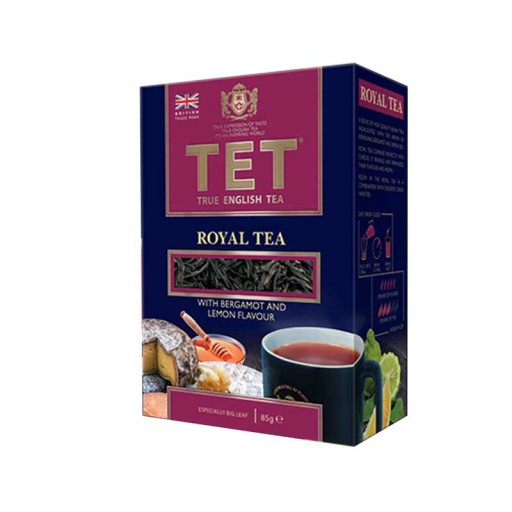 TET ROYAL čierny čaj BERGAMOOT A CITRÓN 85G