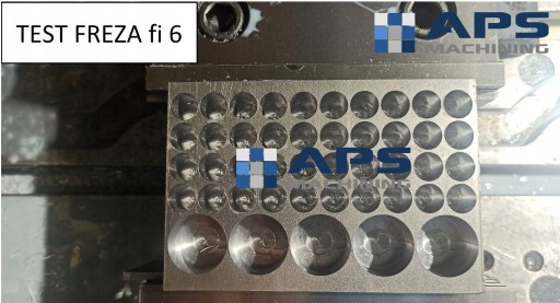 KARBIDOVÁ FRÉZA VHM MTS fi 2,5 mm 55 HRC 4 čepele TEST