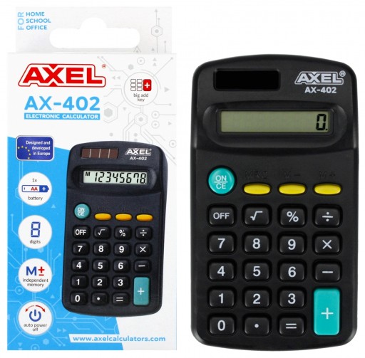 AX-402 VRECKOVÁ KALKULAČKA AXEL
