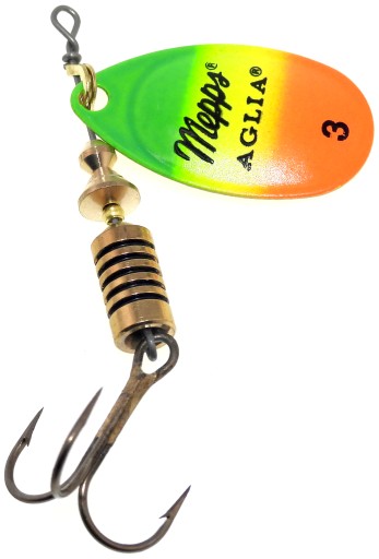 Mepps Aglia Fluo Tiger Spinner Spinner #3 / 6,5 g