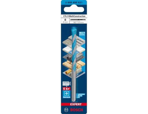 BOSCH EXPERT - jeden VRTÁK NA VŠETKO 8/80/120 mm