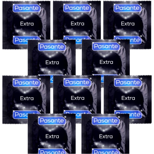 PASANTE EXTRA SAFE kondómy, hrubšie steny, bezpečný sex, 10 ks.