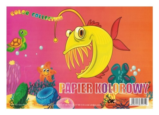 Výstrižok Farebný papier A4 8 listov. SDM