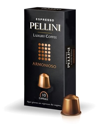 PELLINI LUXUSNÉ KÁVOVÉ KAPSULKY ARMONIOSO 10 KS PRE NESPRESSO