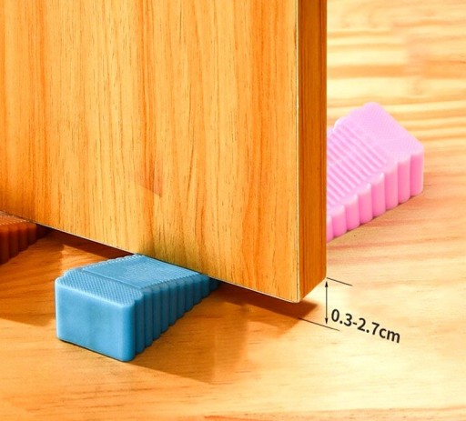 Wedge Lock Biela plastová zarážka dverí