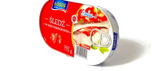 Sleď v paradajkovej omáčke Losos 0,175 kg