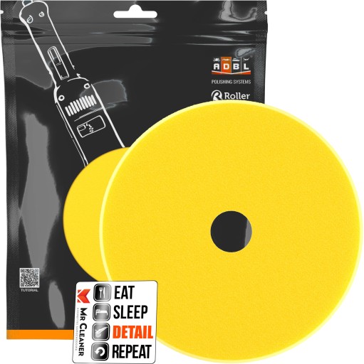 ADBL Polish DA Sponge Leštiaca podložka žltá 85/100 mm