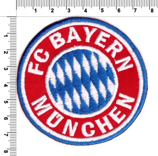 Vyšívaná termo lepiaca náplasť BAYERN MUNICH