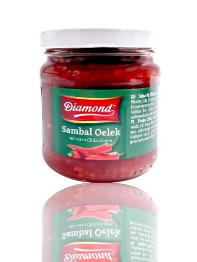 Sambal Oelek omáčka, veľmi pikantná 200g - Diamond