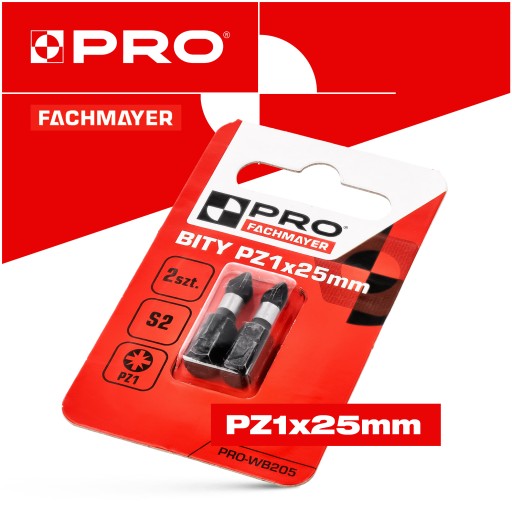 Nárazový bit PZ1 Nárazový bit 25mm | Nárazový bit pre skrutkovač 2 ks.