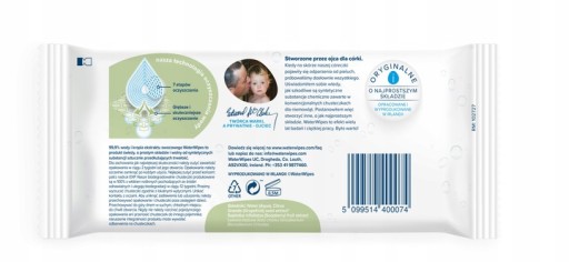 WaterWipes BIO Vlhčené obrúsky 60 ks