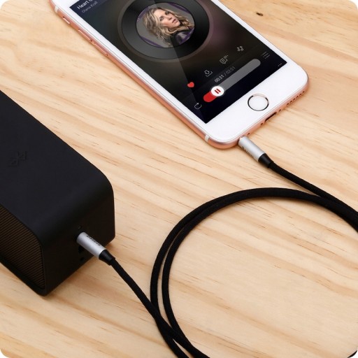 BASEUS MINI JACK KÁBEL 3,5MM AUX PLUG AUDIO KÁBEL PRE AUTO 100CM 1M