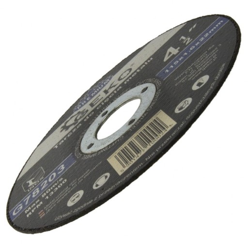Kotúč na rezanie kovu 115x22,2 mm G78203 Kotúč GEKO PREMIUM 115x1,6 Inox