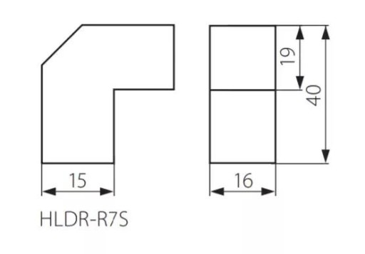Objímka pre halogénové žiarovky H500 HLDR-R7S