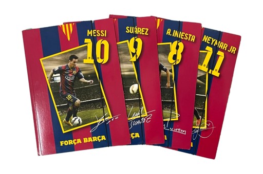 VYSIELANIE A4 S GUMA FC BARCELONA BARCA mix vzorov A4