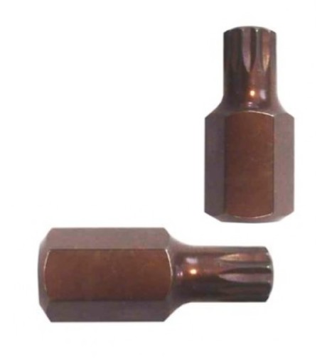 Bitový kľúč skrutkovač bit 12-radius SPLINE M8x10mm 30mm FORSAGE