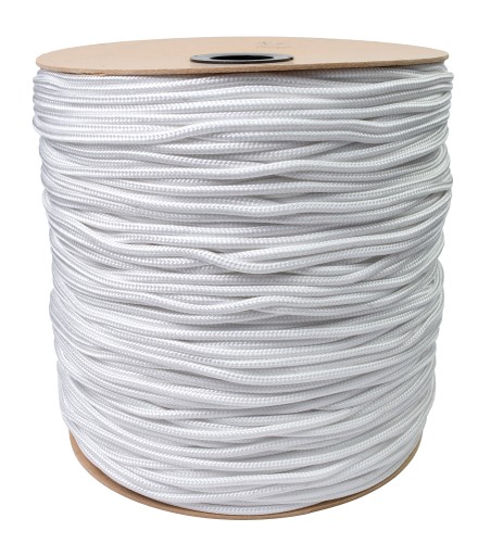 BIELE POLYPROPYLÉNOVÉ LANO Silné pletené lano 6mm 20M