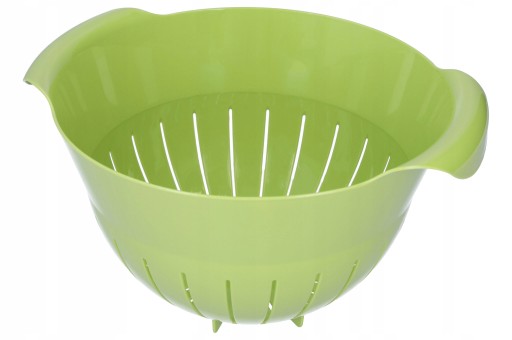 CEDNÍK, CEDNÍK, sitko, priemer 23,5 cm, rúčky, univerzálne použitie, 2,5 l, zelený