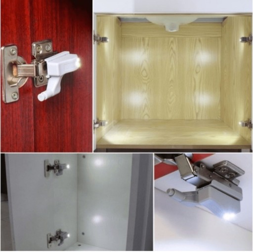 Skriňová lampa s výklopnými dvierkami a 3 LED diódami