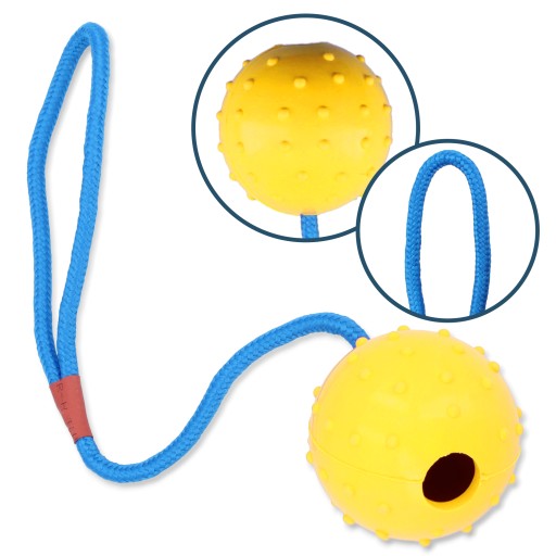 LOPTIČKA pre PSA 7 cm TOY TUGGER String Hryzadlo SILNÁ ÚSTUPOVÁ RÚČKA