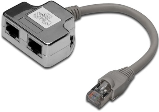 ADAPTÉR AD-UTP 2x RJ45 / 1x RJ45