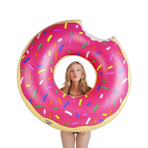 NAFUKOVACÍ MATRAC NA VODNÉ PLÁVANIE DONUT DONUT LARGE XXL 90CM