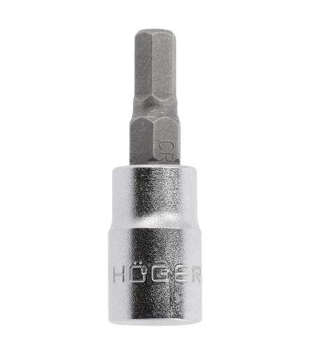 Zásuvka 1/4'' s hrotom IMBUS HEX 6mm HOGERT