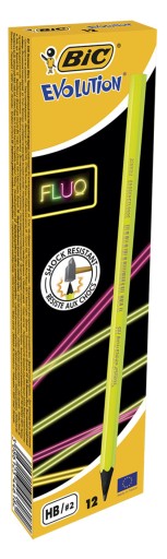 EVOLUTION FLUO ceruzka bez gumy 940757 BIC