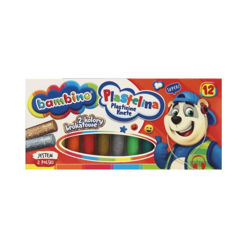 Plastelína 12col Bambino