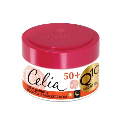 Celia Q10 Polotučný krém na tvár 50+ s retinolom