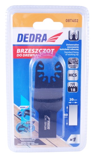 DEDRA Pílový kotúč na drevo 20x40mm 08T402
