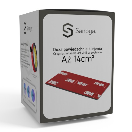 VEŠIAKOVÝ HÁK NA SLÚCHADLÁ MK3 LEPIDLO + 3M VHB TAPE Čierna