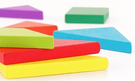 Kniha Tangram Drevené puzzle Magnetické bloky Montessori EDU