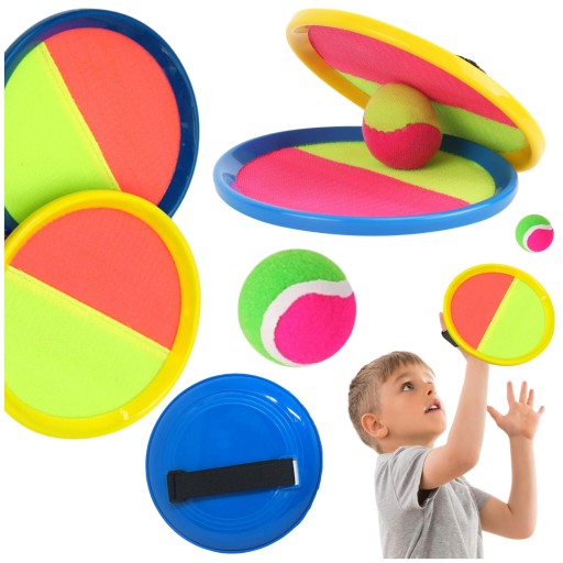 HERNÝ SET NA VELCRO OKRUHÉ PALETY S VELCRO ACTIVE BALL ZÁBAVNÝ SET