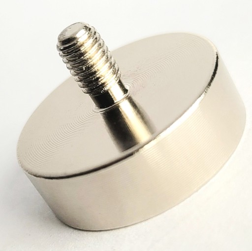 NEODYMIOVÝ MAGNET C25 25kg N38 so závitom M5 SILNÝ!