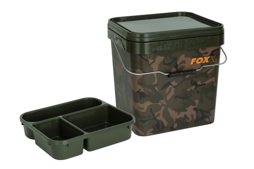 Fox Camo Square ZÁSOBNÍK, ZÁSOBNÍK na vedro na líšku 10 l