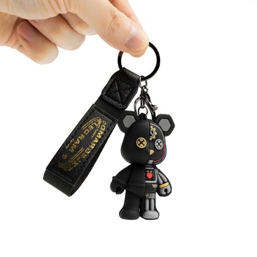 Prívesok na kľúče na batoh Teddy Bear Robot Android