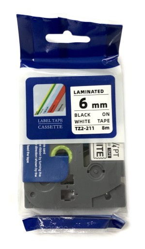 Náhrada pásky TZ2-211 za Brother TZ-211 TZe-211 6mm