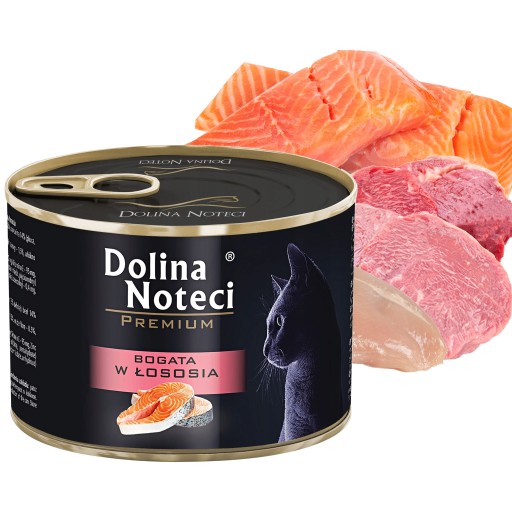 DOLINA NOTECI mokré bezobilné krmivo pre mačky FILMON FILLET, konzerva, 185g